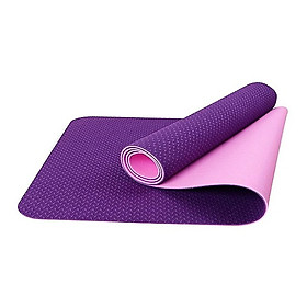 Thảm tập Yoga Eco TPE 2 lớp 6mm - Tặng kèm túi đựng