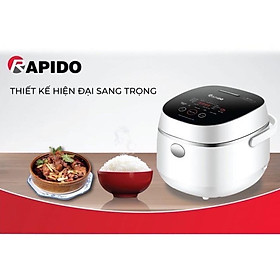 Mua Nồi cơm điện tử Rapido RC Dung tích 1.5L nấu cực nhanh  ngon cơm  tiết kiệm điện
