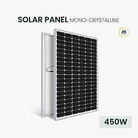 Tấm pin năng lượng mặt trời 24v 450w Blue Carbon