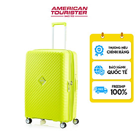 Vali kéo American Tourister Squasem Spinner EXP TSA - Đại 7527 -  Neon Yellow