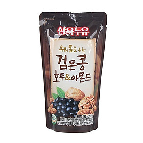 Sữa Đậu Đen Óc Chó Hạnh Nhân Hàn Quốc Túi 195ml - 8801136361759