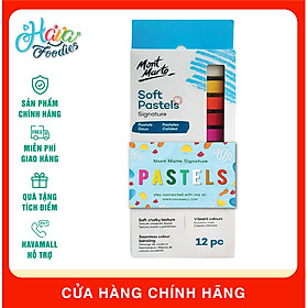 Màu Phấn Soft Pastels 12 Cái Mont Marte (Bao Bì Ngẫu Nhiên)