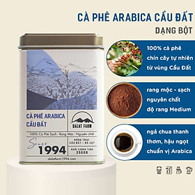 Cà Phê Arabica Cầu Đất Rang Mộc DalatFarm - Hộp 250Gr