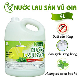 Nước lau sàn tinh dầu tự nhiên Vũ Gia- Khả năng đuổi muỗi, côn trùng