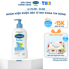 Sữa dưỡng thể dịu lành cho bé Cetaphil Baby Daily Lotion 400ml