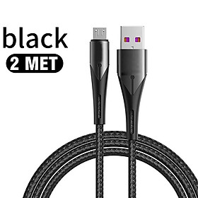 Mua Dây Cáp Sạc Nhanh 1 Mét 2 Mét Bọc Dù Chống Gãy Gập sạc và truyền dữ liệu chân sạc typec micro đèn led báo sạc