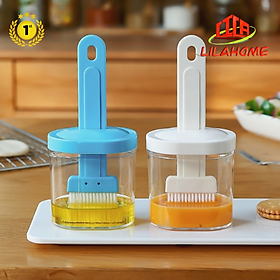 Mua Cọ Quét Dầu Nướng Bánh  BBQ Kèm Lọ Đựng Dầu Tiện Dụng Mẫu Mới - Hàng Chính Hãng (Giao Màu Ngẫu Nhiên)