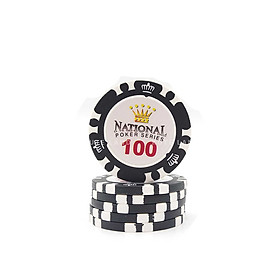 Chip Poker National Poker Club Loại Tiêu Chuẩn 3 Lớp 14 Gram Đầy Đủ Loại Số