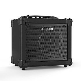 ammoon GA-10 10W Portable Electric Guitar Amplifier Amp BT Speaker Supports Clean/Distortion Modes AUX IN Gain Bass