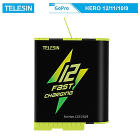 Pin sạc nhanh Telesin Fast Charging dùng cho GoPro 12/11/10/9