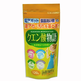 Bột Acid Citric tẩy vết bẩn ố vàng 120g nội địa Nhật Bản
