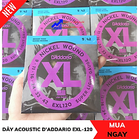 Mua BỘ DÂY ĐÀN GUITAR D ADDARIO EXL120
