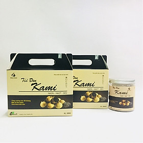 Hình ảnh Combo 2 hộp Tỏi đen 500g Kami + Tặng 1 hộp Tỏi đen Kami 250g