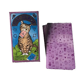 Bài Tarot Cat 78 Lá Bài Tặng File Tiếng Anh Và Đá Thanh Tẩy