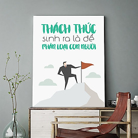Tranh động lực Thách thức sinh ra là để phân loại con người-Model: AZ1-0550