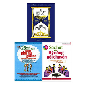 Nơi bán Combo 28 Cách Để Trở Thành Người Phụ Nữ Giàu Có + Từ Hạt Cát Đến Ngọc Trai + Sức Hút Của Kĩ Năng Nói Chuyện - Giá Từ -1đ