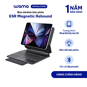 Mua Bao da kèm bàn phím ESR Magnetic Rebound dành cho iPad màu đen - Hàng chính hãng