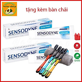 Mua Kem đánh răng Sensodyne Fresh Mint giảm ê buốt 24/7 100g tặng kèm bàn chải