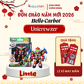 Đồ chơi Robot Little Unicrewzer - Hello Carbot HC-F-006SD cho trẻ em trên 37 tháng tuổi chất liệu nhựa PVC an toàn