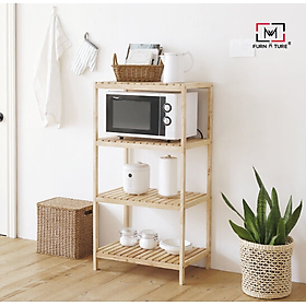 Kệ để lò vi sóng 4 tầng hàn quốc - oven rack 4f