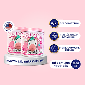  Combo 2 Sữa non COLOMI dành cho trẻ em (200g)