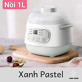 Nồi nấu cháo chậm, nấu ăn dặm  4 in 1 hàng chính hãng