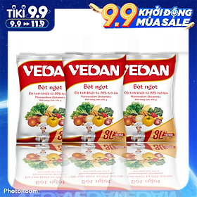 Combo 3 gói bột ngọt Vedan 454g