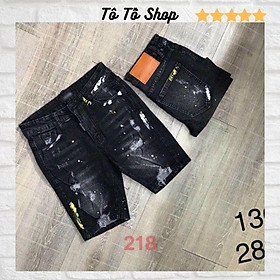 Quần Short Nam Rách️️ Quần Short Bò Nam Cao Cấp - Sọt Jean Co Giãn Mẫu Mới Hàng VNXK Tô Tồ Shop QSJN05 -Mã 218