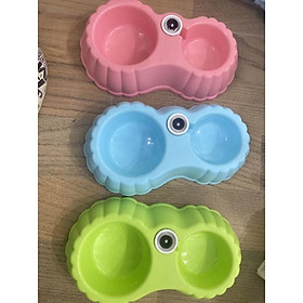 Bát nhựa đôi có khe cắm bình