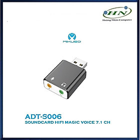 Mua MÀU ĐEN MIKUSOĐẦU CHUYỂN ĐỔI CỔNG USB RA CỔNG AUDIO ADT-S006 - HN