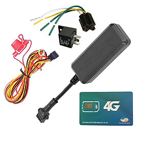 Định Vị Xe Máy Tắt Mở Máy Từ Xa A8 Plus (Loại Tốt) Kèm Sim 4G - Phần Mềm Tiếng Việt GPSNTT