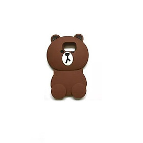 Ốp lưng silicon dẻo hình gấu Brown dành cho SamSung Galaxy S7