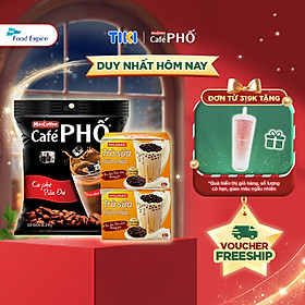 Combo 1 Túi cà phê MacCoffee Phố Sữa Đá & 2 Hộp Trà Sữa Trân Châu Hillway Vị Truyền Thống