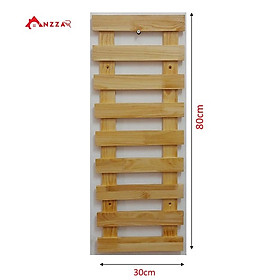 Mua Kệ gỗ trang trí  kệ gỗ thông treo tường trồng hoa  cây cảnh decor ban công đẹp AZ-05
