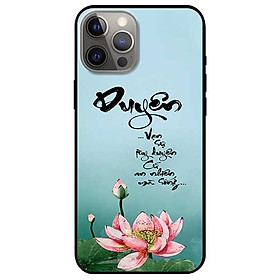 Ốp lưng dành cho Iphone 12 Mini - Iphone 12 - Iphone 12 Pro -  Iphone 12 Pro Max - mẫu Duyên Sen Hồng