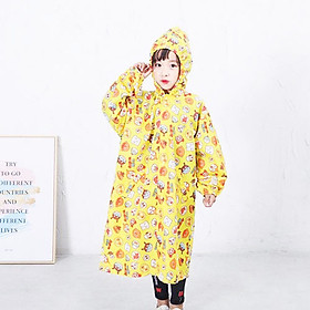 Áo Mưa Bít Trẻ Em, Áo Mưa Trùm Trẻ Em Che Kín Người An Toàn Cho Bé