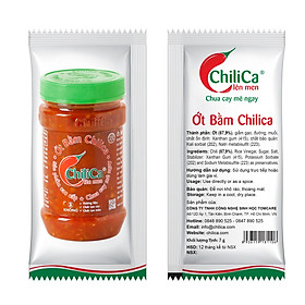 Ớt Bằm Chilica 7g - Túi 50 gói, 7g/gói, Siêu tiện lợi cho du lịch, quán ăn, ăn vặt - Không phụ gia
