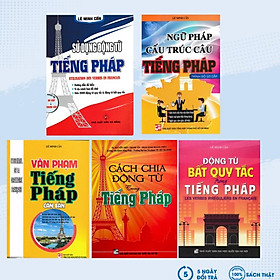 Combo Sách Học Tiếng Pháp Cho Người Mới Bắt Đầu + Động Từ Bất Quy Tắc Trong Tiếng Pháp (Bộ 5 Cuốn) - HA