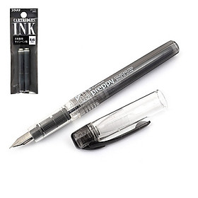 Combo 2 bút máy học sinh Preppy cỡ 03 và 8 ống mực Platinum Nhật Bản