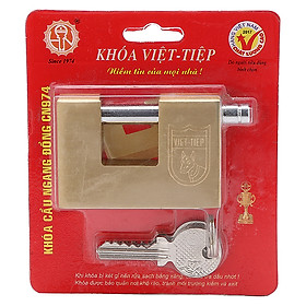 Ổ Khoá Việt Tiệp Cầu Ngang 68 x 48 Ống Phi 8mm