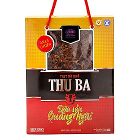 Bò Khô Thu Ba dạng sợi cao cấp 500gr