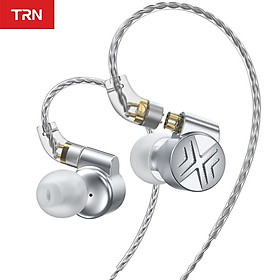 Tai nghe nhét tai TRN TA1 MAX 1BA+1DD MT1 EDX PRO T3PLUS chất liệu kim loại HIFI âm trầm