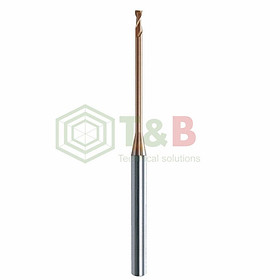 Dao Phay Phẳng 2 Me Cổ Dài D2 x 10 x 45L Union Tool Model HLS2020-100,Dao phay ngón gia công sau nhiệt