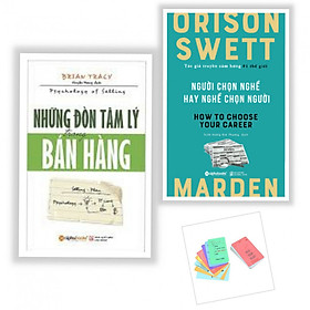 Combo Sách Marketing - Những Đòn Tâm Lý Trong Bán Hàng (Tái Bản 2018) + Người Chọn Nghề Hay Nghề Chọn Người (Tái Bản 2017) - (Tặng Kèm Postcard GreenLife AHA)