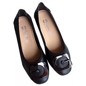 Giày búp bê da xịn đế độn khóa mới