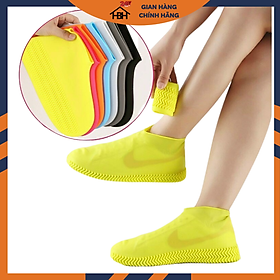 Mua Vỏ bọc giày đi mưa silicon chống trượt chống nước tái sử dụng ( giao mầu ngẫu nhiên )