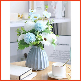 Mua Bình Hoa Lụa Cao Cấp Bồ Công Anh Mix Đồng Tiền Trang Trí Nhà Cửa  Cửa Hàng  Văn Phòng  Lớp Học