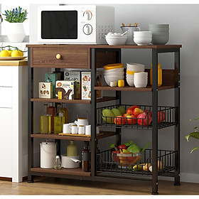 Kệ để đồ nhà bếp - Kệ lò vi sóng - Kệ bếp - Giá để đồ đa năng - giao màu ngẫu nhiên