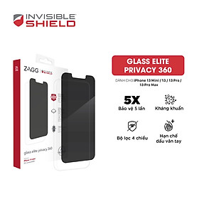 Mua Kính dán màn hình InvisibleShield Glass Elite Privacy 360 cho iPhone 13 series - Hàng chính hãng