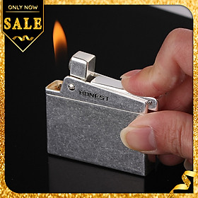 Mua Vỏ Hột Quẹt Bật Lửa Gas Đá Honest BCZ-4004 Thiết Kế Nhỏ Gọn Sang Trọng Nhiều Hình - Dùng Gas Đá Cao Cấp